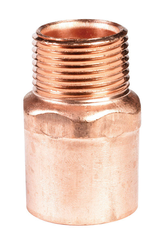 NIBCO 1 in. Copper X 3/4 in. D MIP Copper Pipe Adapter 1 pk
