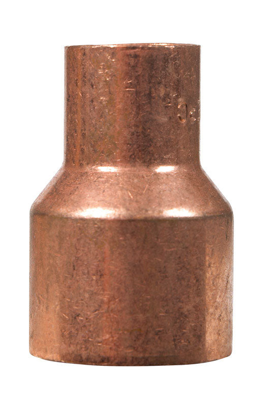 NIBCO 1-1/4 in. Sweat X 3/4 in. D Sweat Copper Coupling with Stop 1 pk