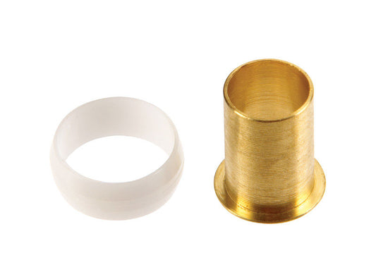 JMF Company 5/8 in. Compression Brass Insert and Sleeve