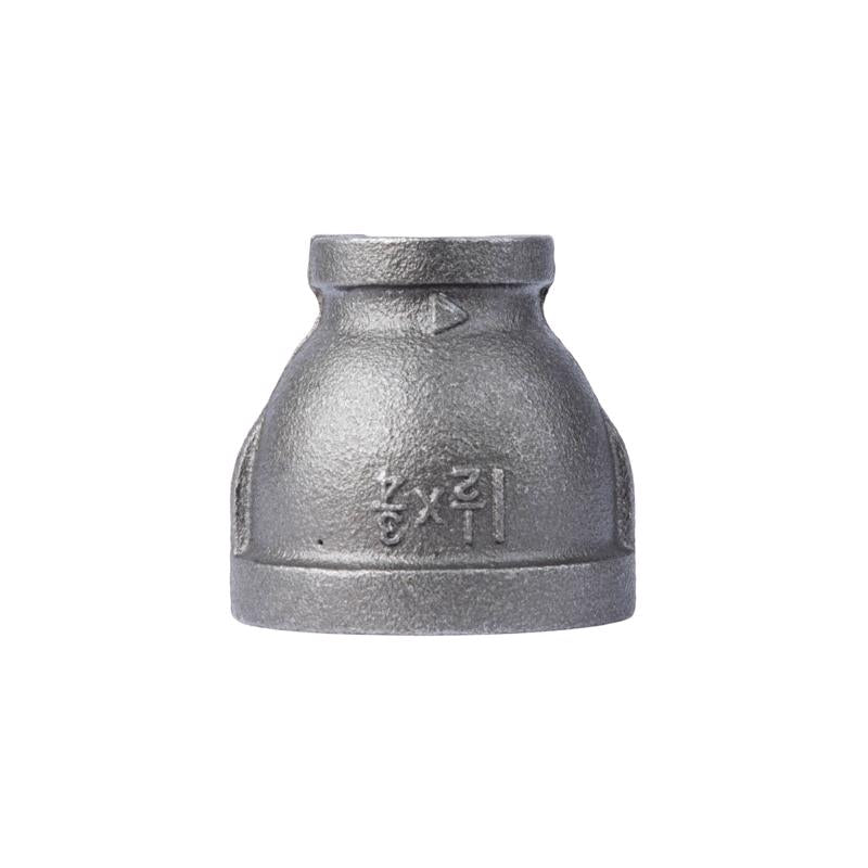STZ Industries 1-1/2 in. FIP each X 3/4 in. D FIP Black Malleable Iron Reducing Coupling