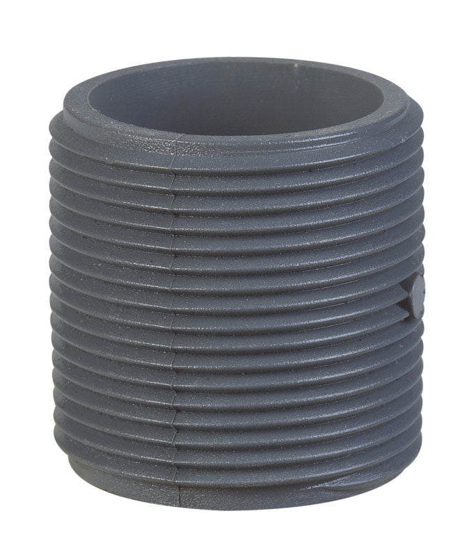 B&K Schedule 80 1-1/4 in. MIP X 1-1/4 in. D MIP PVC Close Nipple 1 pk