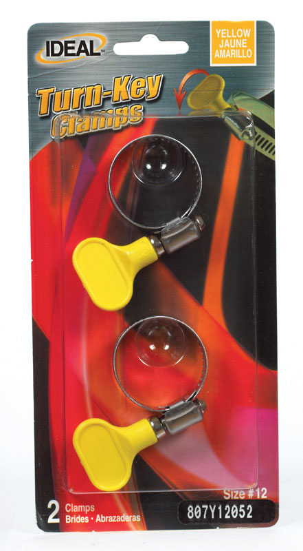 Ideal Tridon 1/2 in. 1-1/4 in. 12 Hose Clamp Stainless Steel Turn Key