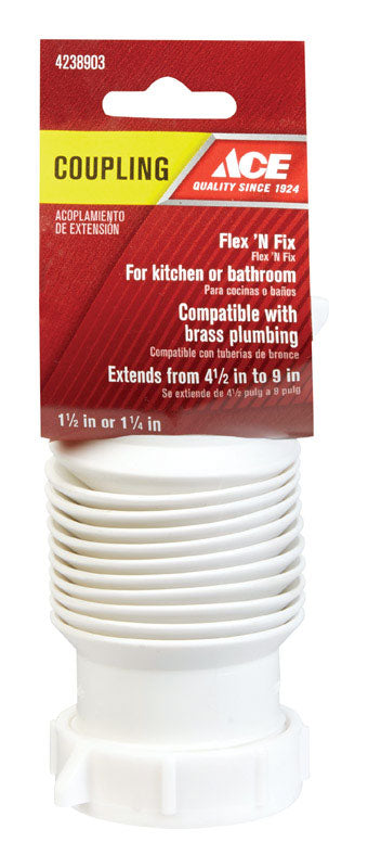 Ace 1 1/2  Or 1 1/4 in. D PVC Coupling