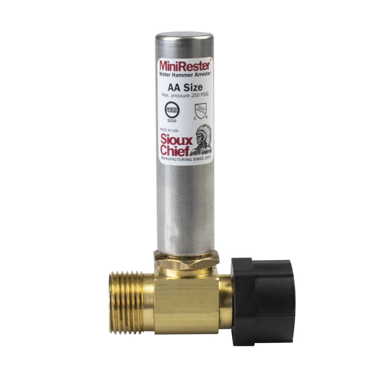 Sioux Chief MiniRester 7/8 in. Female in. X 7/8 in. D MPT in. Copper Water Hammer Arrester 1 pk