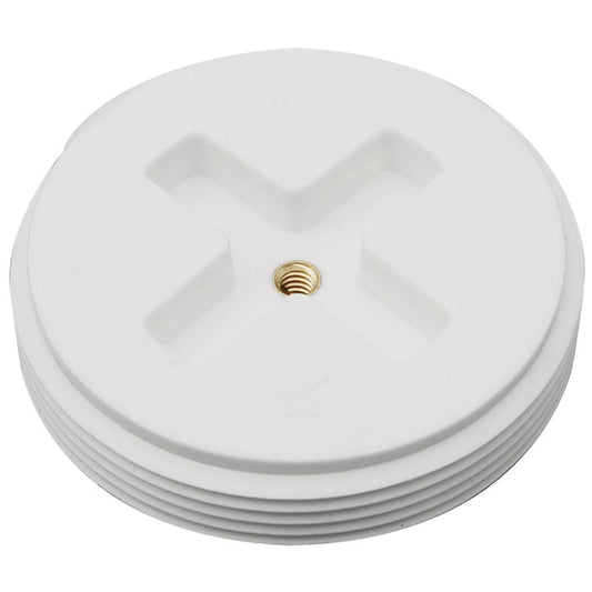 Sioux Chief 3 in. MPT in. PVC Recessed Plug 1 pk