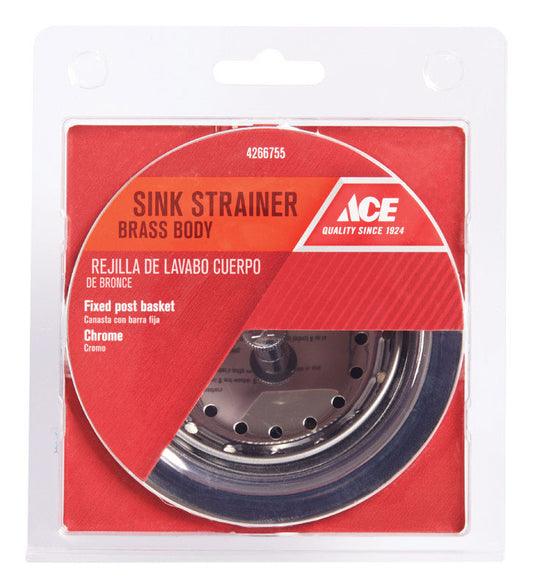 Ace 3-1/2 in. D Brass Basket Strainer Assembly