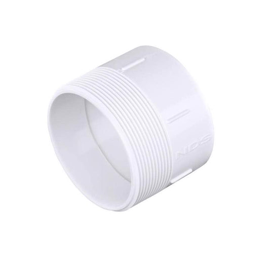 NDS Schedule 35 4 in. Hub each X 4 in. D MPT PVC Pipe Adapter 1 pk