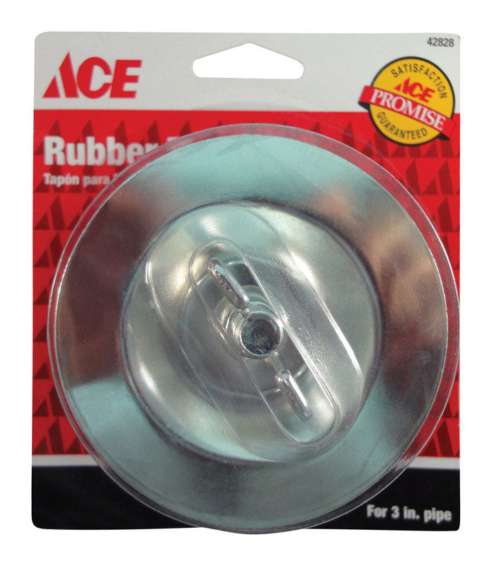 Ace 3 in. Rubber Test Plug