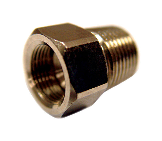 JMF Company 3/8 in. Male X 7/16 in. D Female Brass Compression Adapter