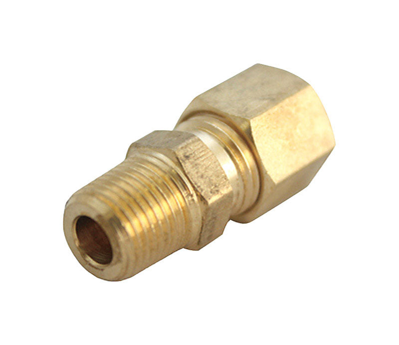 Ace 5/16 in. Compression X 1/4 in. D Male Brass Compression Adapter