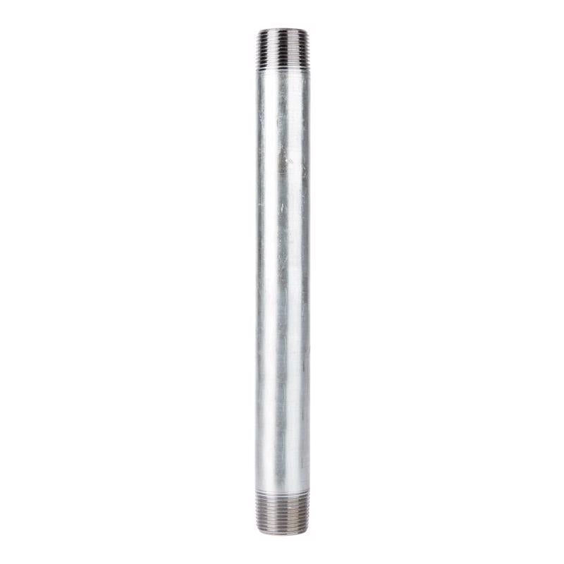 STZ Industries 2-1/2 in. MIP each X 2-1/2 in. D MIP Galvanized Steel 12 in. L Nipple