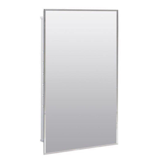 Zenna Home 26 in. H X 16 in. W X 4-1/2 in. D Rectangle Medicine Cabinet/Mirror