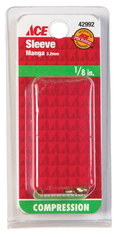Ace 1/8 in. Compression Brass Sleeve
