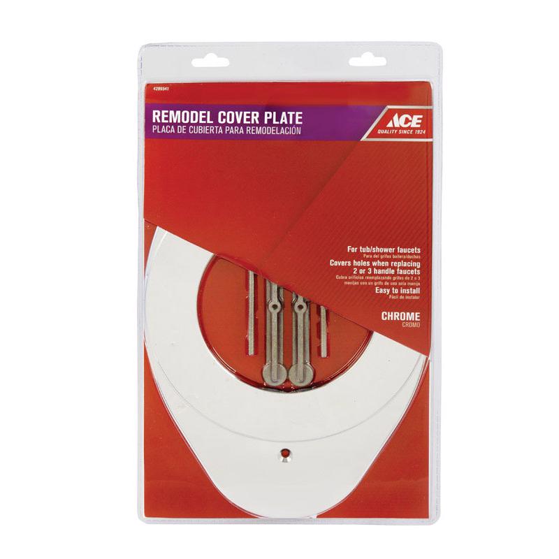 Ace Remodel Cover Plate Universal Chrome