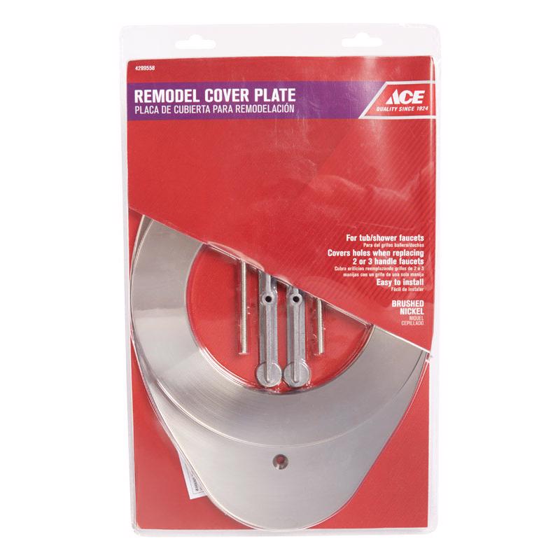 Ace Remodel Cover Plate Universal Nickel