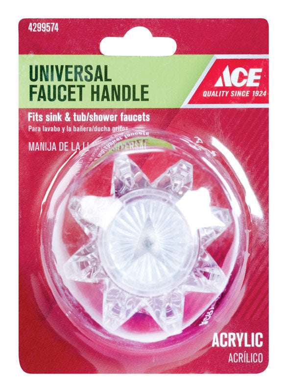 Ace For Universal Clear Tub and Shower Faucet Handles