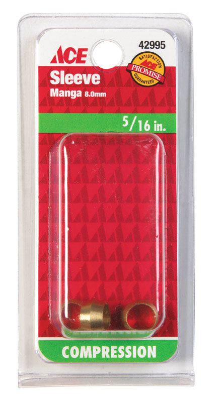Ace 5/16 in. Compression Brass Sleeve