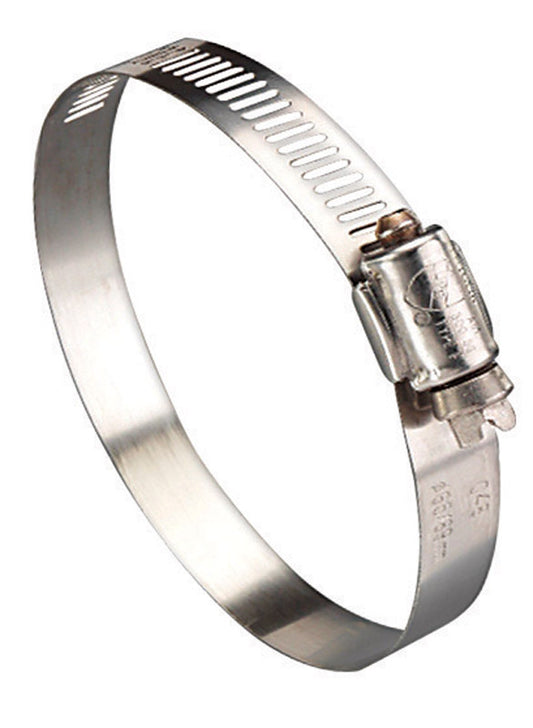 Ideal Tridon Hy Gear 1-1/4 in to 2-1/4 in. SAE 28 Silver Hose Clamp Stainless Steel Marine