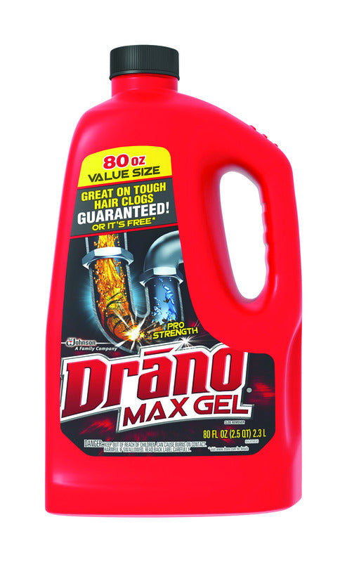 Drano Professional Strength Gel Clog Remover 80 oz
