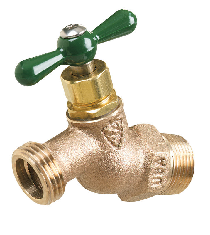 Arrowhead 3/4 in. MIP Hose Brass Bibb