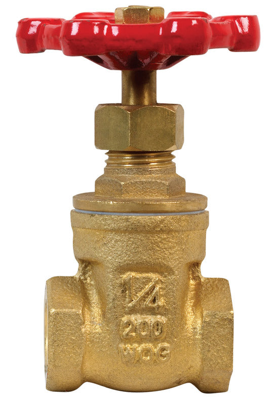 B&K ProLine 1/4 in. FIP Brass Gate Valve