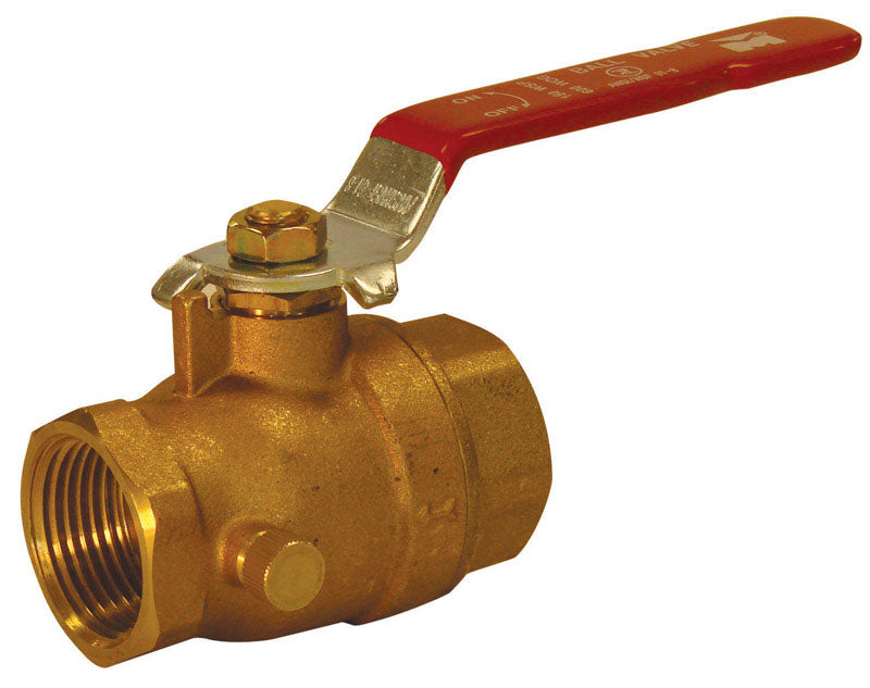 B&K ProLine 1 in. Brass FIP Ball Valve Full Port Lever