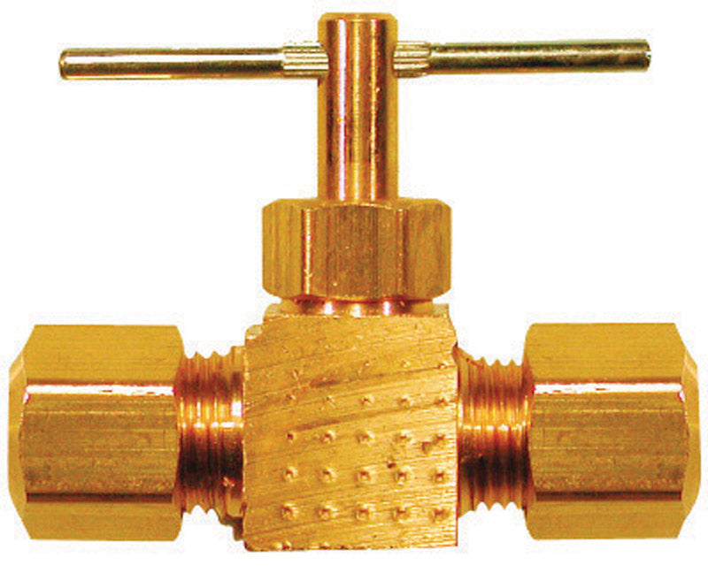 Ace 1/4 in. 1/4 in. Brass Needle Valve