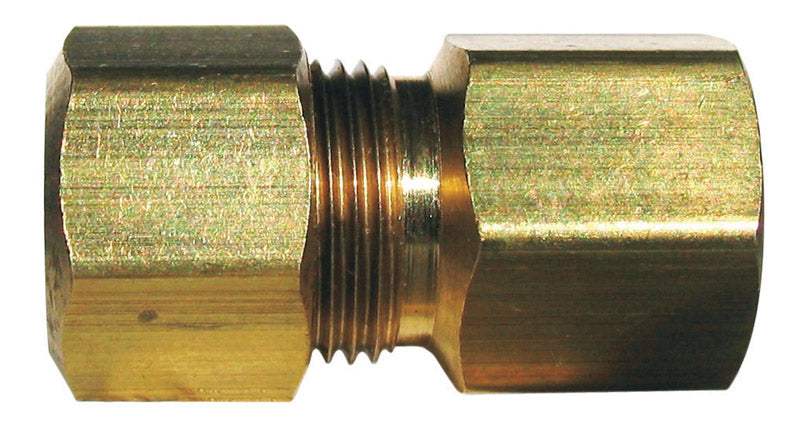 Ace 3/8 in. Compression X 1/2 in. D Compression Brass Connector