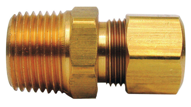 Ace 1/4 in. Compression X 1/4 in. D Male Brass Connector