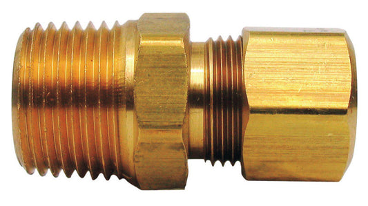 Ace 1/4 in. Compression X 1/4 in. D Male Brass Connector