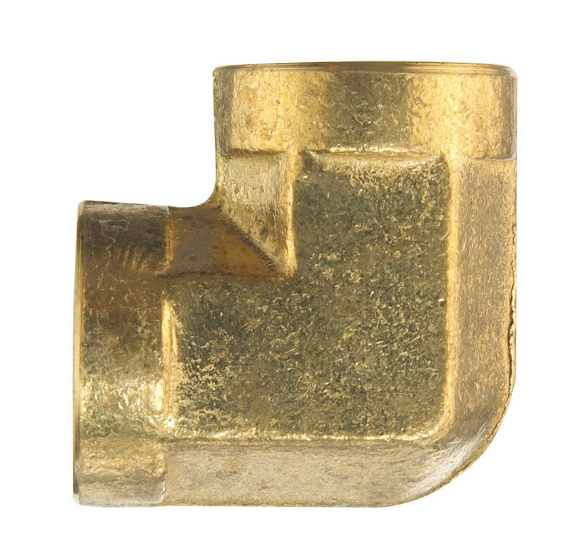 Ace 1/4 in. FPT X 1/4 in. D FPT Yellow Brass Elbow