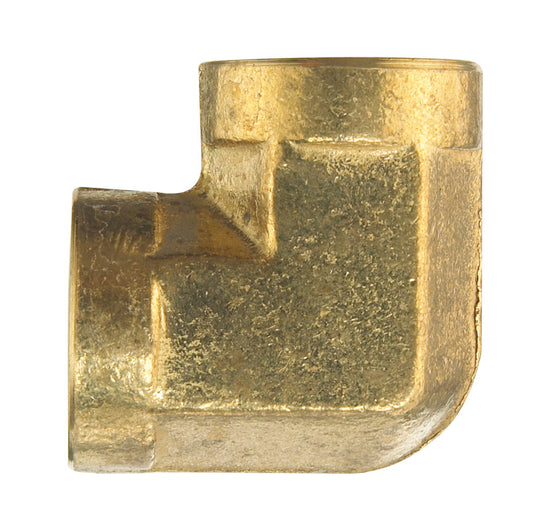 Ace 3/8 in. FPT X 3/8 in. D FPT Yellow Brass Elbow