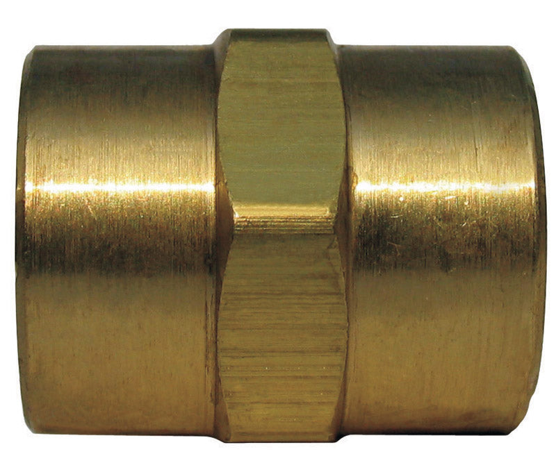 Ace 1/8 in. FPT X 1/8 in. D FPT Yellow Brass Coupling