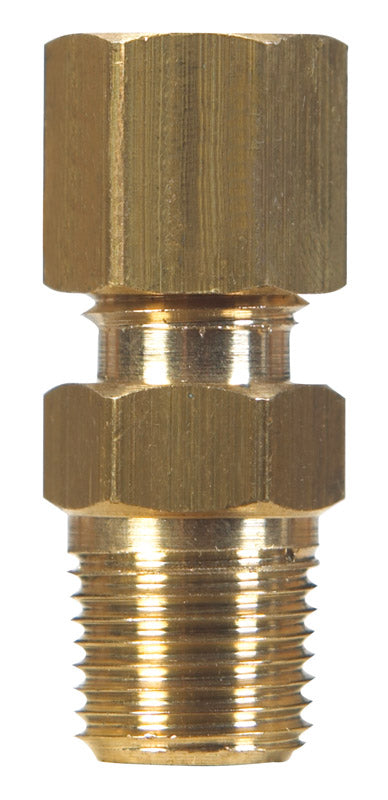 JMF Company 3/8 in. Compression X 3/8 in. D Male Brass Connector