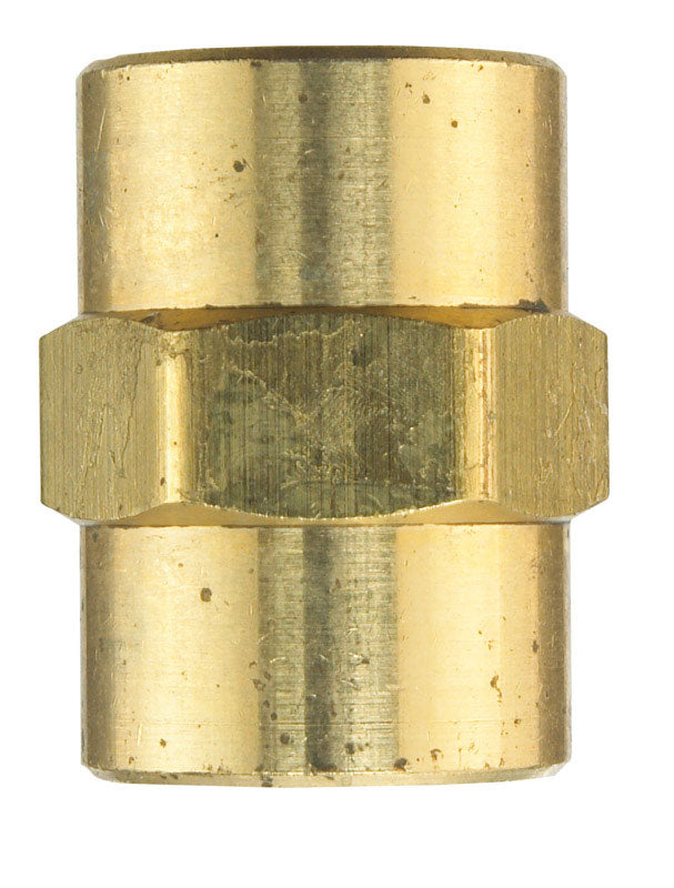 JMF Company 1/8 in. FPT X 1/8 in. D FPT Brass Coupling