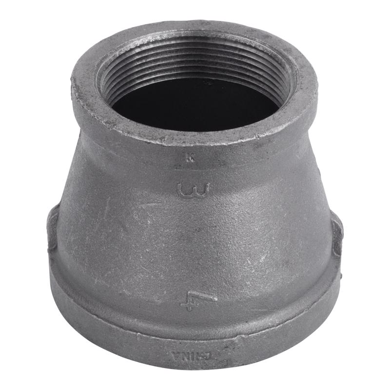 STZ Industries 4 in. FIP each X 2 in. D FIP Black Malleable Iron Reducing Coupling