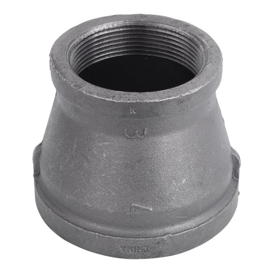 STZ Industries 4 in. FIP each X 2 in. D FIP Black Malleable Iron Reducing Coupling