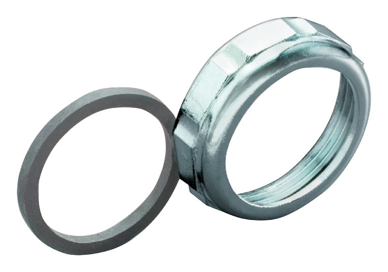 Ace 1-1/4 in. D Metal Slip Joint Nut and Washer 1 pk