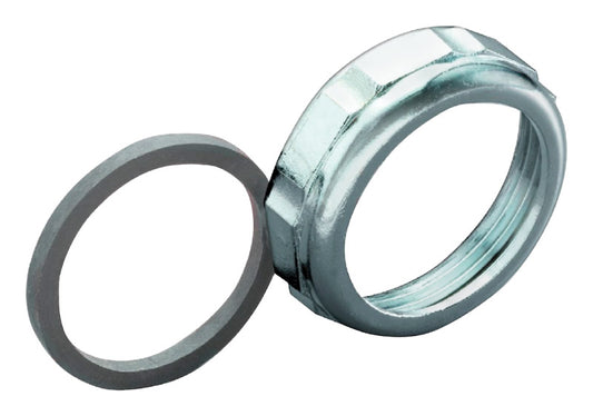 Ace 1-1/4 in. D Metal Slip Joint Nut and Washer 1 pk