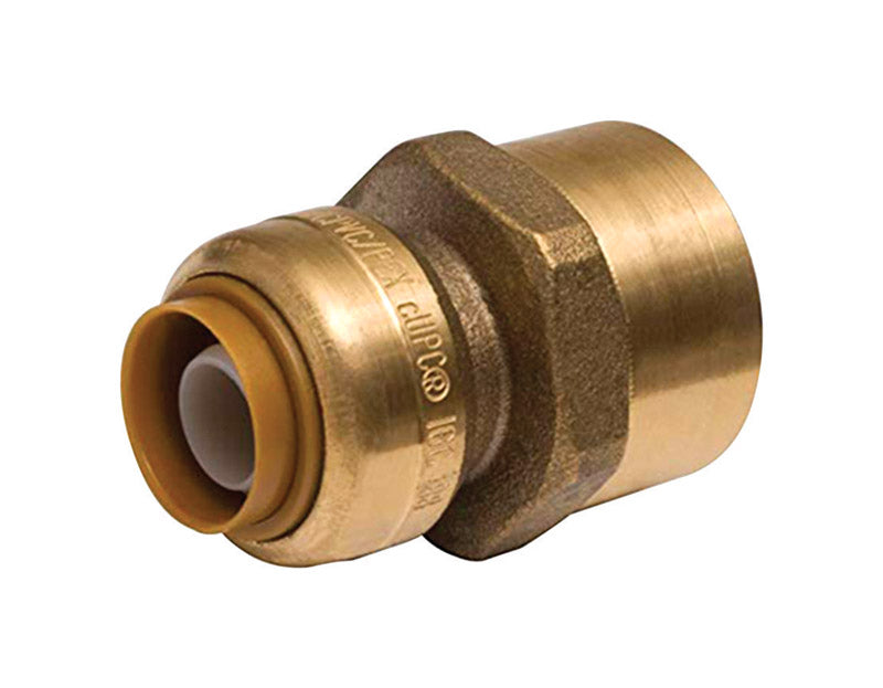 SharkBite Push to Connect 3/8 in. PTC X 1/2 in. D Female Brass Connector