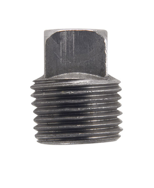 Billco Corporation 1/2 in. MPT Black Steel Square Head Plug