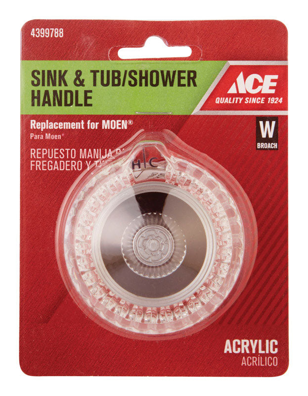Ace For Moen Clear Sink and Tub and Shower Faucet Handles