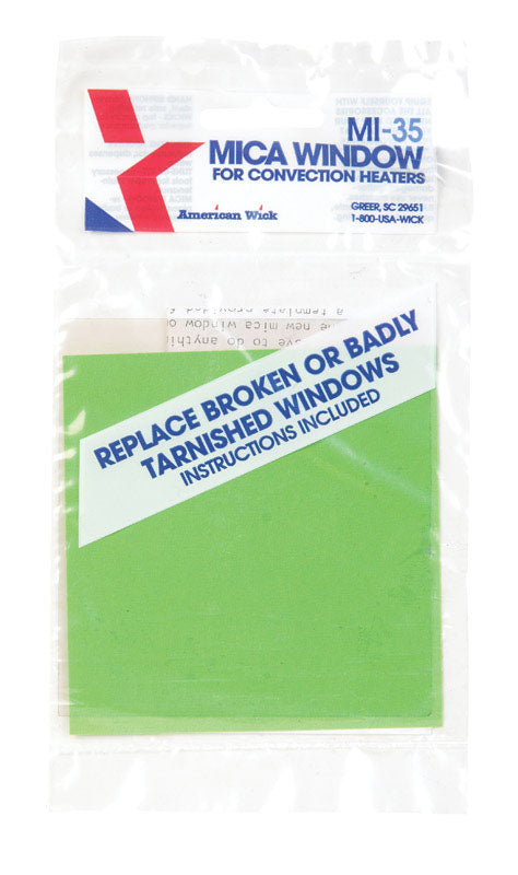 American Wick Kerosene Heater Mica Window For American Wick