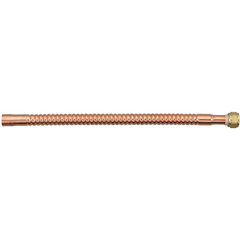 Homewerks 3/4 in. FIP X 3/4 in. D Sweat 12 in. Copper Water Heater Supply Line