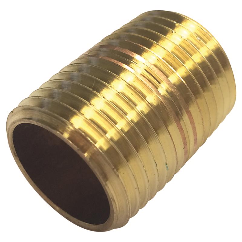 Ace 1/2 in. MPT Brass Close Nipple