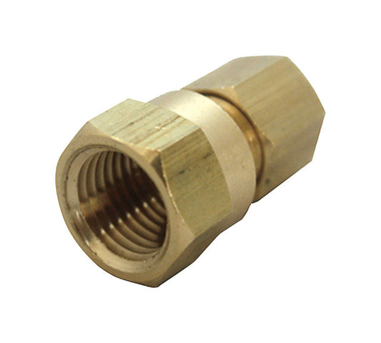 Ace 5/8 in. Compression X 1/2 in. D Brass Compression Connector