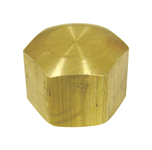 Ace 1/2 in. Compression X 1/2 in. D Compression Brass Cap