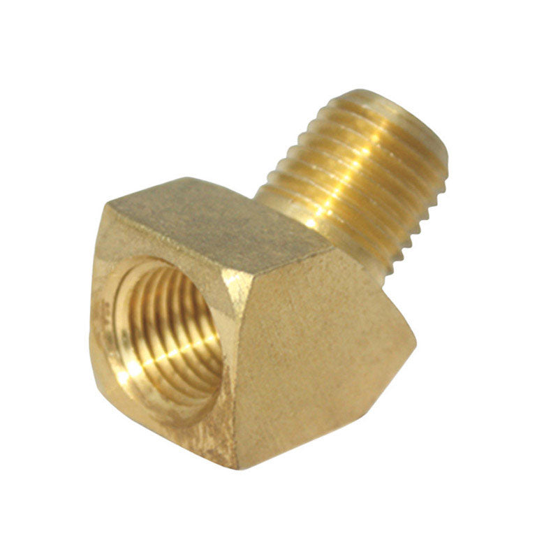 Ace 1/4 in. FPT X 1/4 in. D MPT Brass 45 Degree Street Elbow