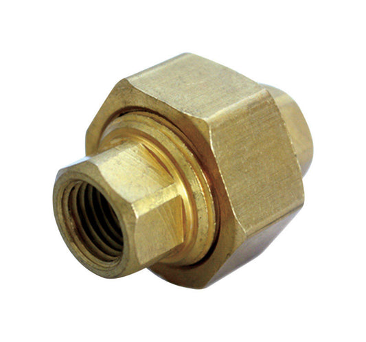 Ace 1/8 in. FPT X 1/8 in. D Compression Brass Union