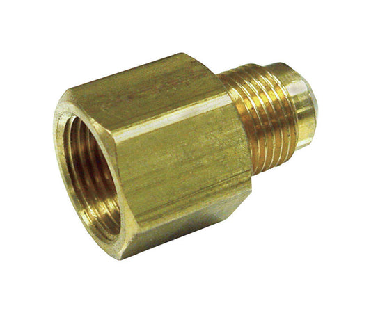 Ace 5/8 in. Female Flare X 1/2 in. D Male Flare Brass Reducing Adapter